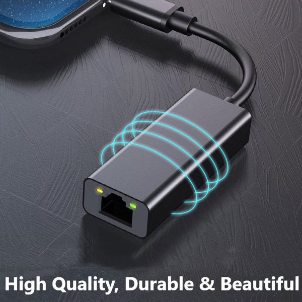 USB 3.0 to 2500m Gigabit Lan Ethernet Cable Adapter Type-C a Rj45 Converter