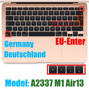 Soft Keyboard Protective Film Cover Compatible For Macbook Air 13 2020 M1 Chip A2337 Us Keyboard black