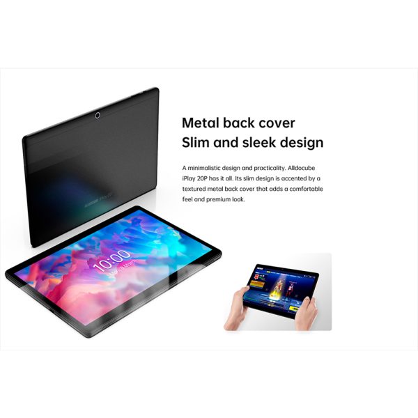 10.1-inch Full Hd Ips Screen Cube Iplay20 Tablet Pc 6gb+128gb Storage Helio P60 Octa-core Processor 6000mah Large Battery Tablet Black standard with Eu plug