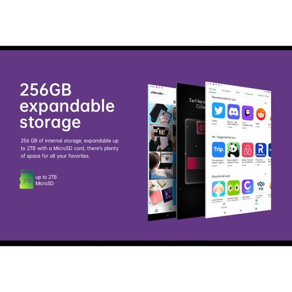 2k Full Screen Cube Iplay40 Pro Tablet 8gb Ram + 256gb Storage Space 10.4-inch 2000x1200 Bluetooth-compatible 5.0 Full Hd Display Gaming Tablet Black standard + Eu plug