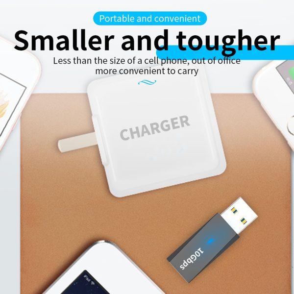 Usb C Adapter Usb To Type-C Female Adapter 3-in-1 10gbps High-speed Converter