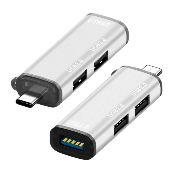Type-C 3.0 Hub Extensions Computer 3-port Usb Adapter