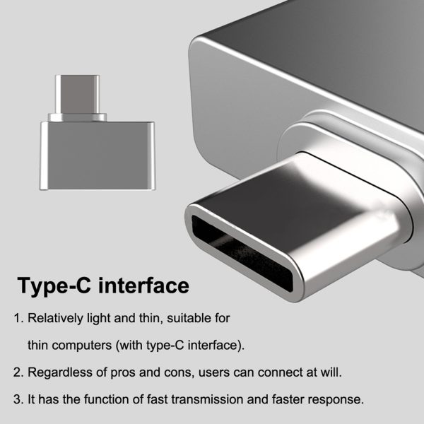 USB Fingerprint Reader Type C Biometric Scanner Fingerprint Unlock Reader