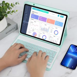 Sk-3016 Smart Keyboard Tablet Bluetooth Keyset Leather Case Set