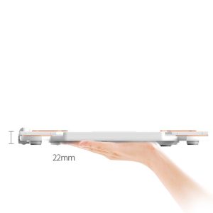 E5 Laptop Stand Multi-Angle Adjustable Laptop Riser Ergonomic Computer Stand Foldable Portable Desktop Holder