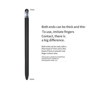 Stylus Pen Both Ends Workable Capacitive Pens Digital Stylish Pen Pencil For Most Capacitive Touch Screens Purple